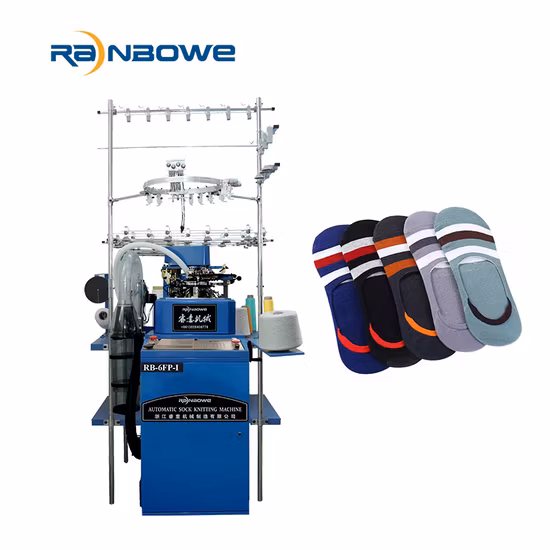 Factory Direct Sales Computerized 3D Plain Invisible Socks Making Machine