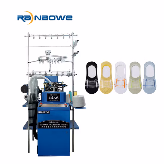 Factory Direct Sales Computerized 3D Plain Invisible Socks Making Machine
