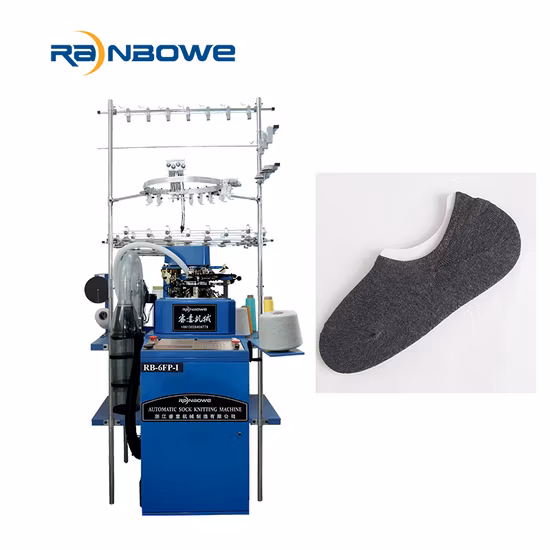 Factory Direct Sales Computerized 3D Plain Invisible Socks Making Machine